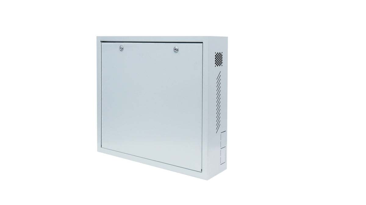 UNIVIEW WALL MOUNTED INTEGRATED CABINET(GRAY), CONSTRUCTED WITH SPCC STEEL FOR LONG-LASTING PROTECTION, SUPPORTS QUICK-RELEASE SIDE DOORS