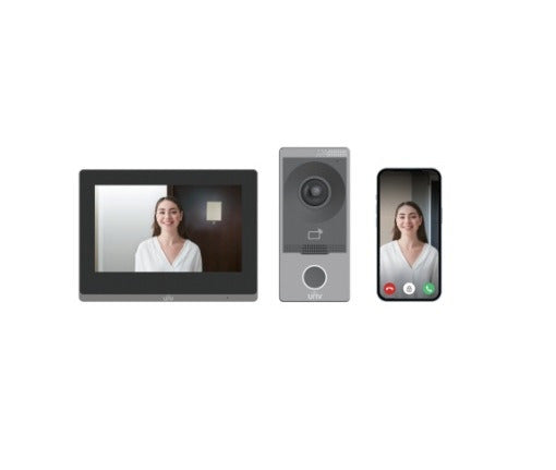 UNIVIEW KIT VILLA DOOR STATION IP65 & IP INDOOR MONITOR 7" TFT