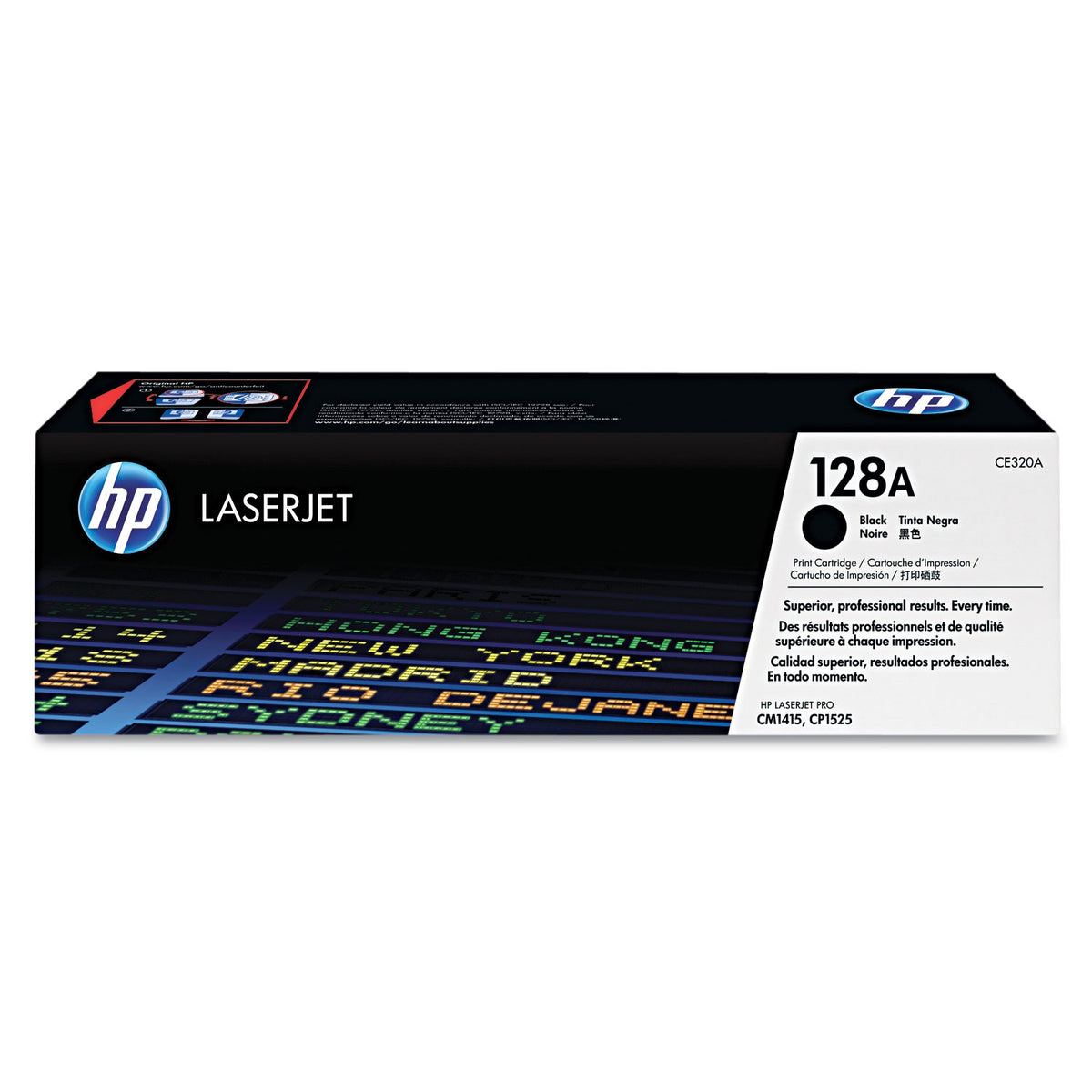 HP 128A Black Original LaserJet Toner Cartridge