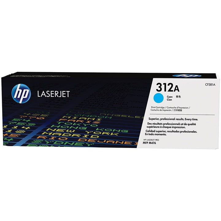 HP 312A Cyan Original LaserJet Toner Cartridge