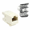 Modular Jack RJ45 category 6  unshielded without dust cover alpine white