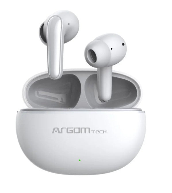 SKEIPODS E21 - ACTIVE Noise Canceling- 2C FAST Charging - Multi-Point Connection - Quad Microphones - 28H - Low Latency Gaming Mode - IPX5 Water Resistant -Type-C / White