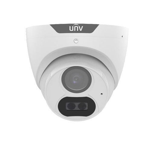 UNIVIEW 8MP LightHunter Fixed 2.8MM  IR40M Turret Analog Camera Mic WDR Metal IP67 IK10