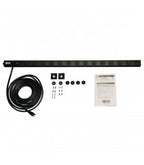 PDU Básico Monofásico de 1.44kW 120V, 14 Tomacorrientes NEMA 5-15R, Entrada NEMA 5-15P, Cable de 4.6 m [15 pies], Instalación Vertical en 0U