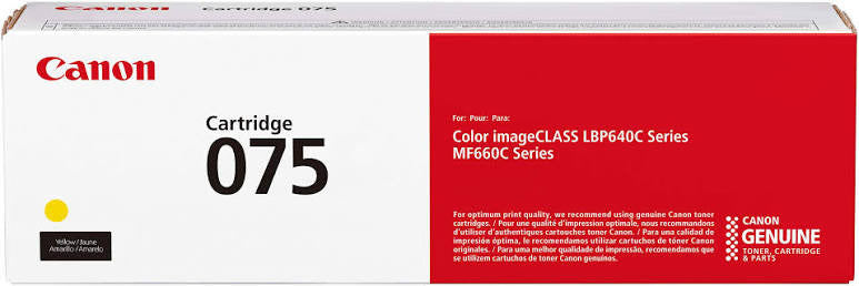 CANON CARTUCHO DE TONER 075H YELLOW