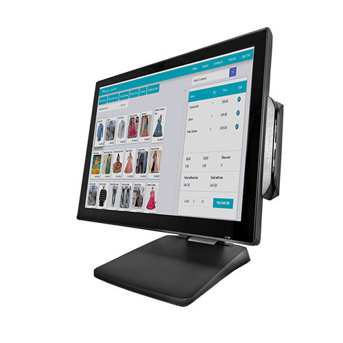 Sistema POS Todo-en-Uno, Intel Core i5 Generacion 9, 8GB RAM, 240GB SSD, Tactil capacitivo, Wi-Fi, BT, NO OS