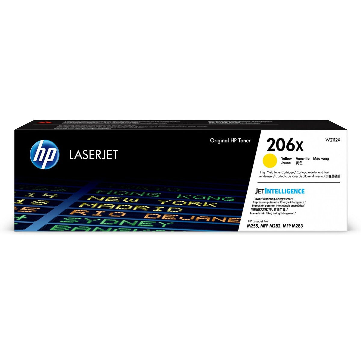 HP 206X HIGH YIELD YELLOW ORIGINAL LASERJET TONER CARTRIDGE