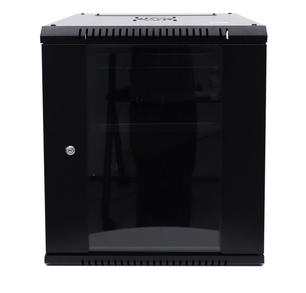 UNIVIEW 9U ASSEMBLED CABINET, CONSTRUCTED WITH SPCC STEEL FOR LONG-LASTING PROTECTION, SUPPORTS QUICK-RELEASE SIDE DOORS