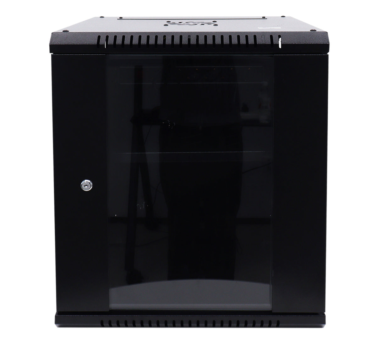 UNIVIEW 9U ASSEMBLED CABINET, CONSTRUCTED WITH SPCC STEEL FOR LONG-LASTING PROTECTION, SUPPORTS QUICK-RELEASE SIDE DOORS