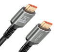 Premium 8K ULTRA HD HDMI Cable - HDMI/HDMI Braided Nylon - Dynamic HDR - 48Gbps Bandwidth - Built-in Ethernet- Gold Plated Connectors - 3-Layer Shielding - Strong and Ultra Flexible - 6ft/1.8m