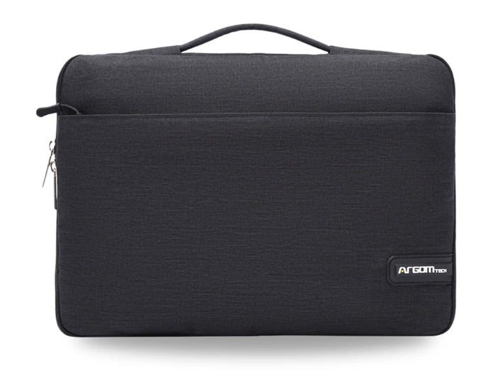 Maletín Essential para Laptop 15.6" - Compartimento exterior con cierre - Negro con Gris