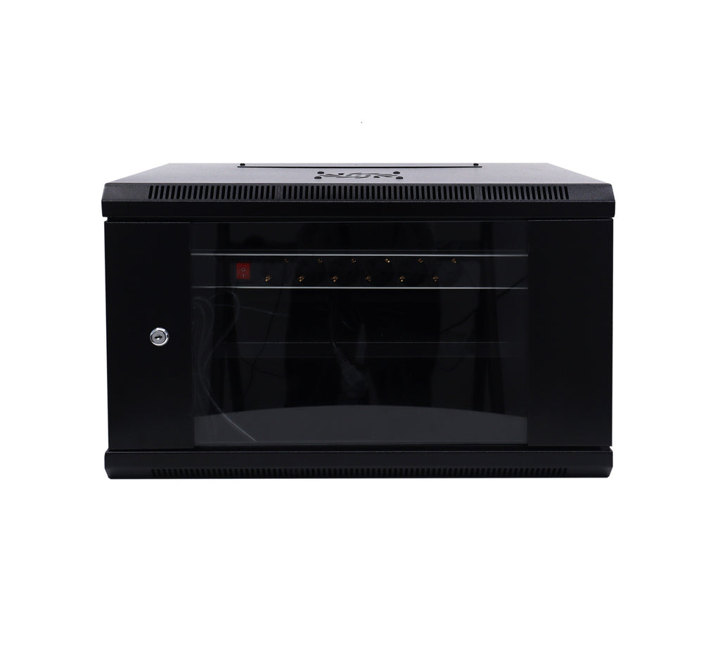 UNIVIEW 6U ASSEMBLED CABINET, CONSTRUCTED WITH SPCC STEEL FOR LONG-LASTING PROTECTION, SUPPORTS QUICK-RELEASE SIDE DOORS