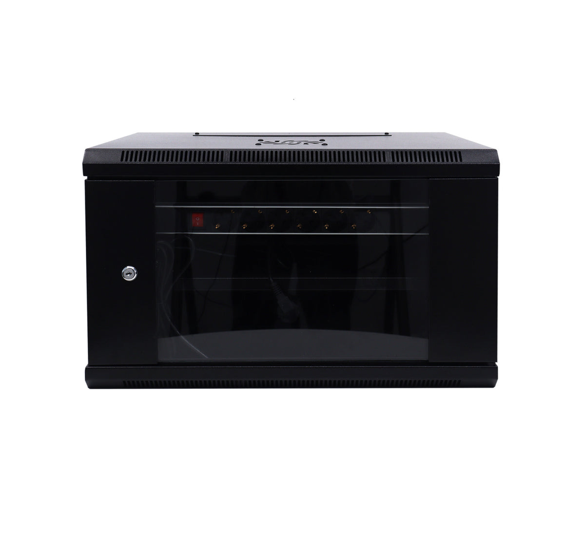 UNIVIEW 6U ASSEMBLED CABINET, CONSTRUCTED WITH SPCC STEEL FOR LONG-LASTING PROTECTION, SUPPORTS QUICK-RELEASE SIDE DOORS