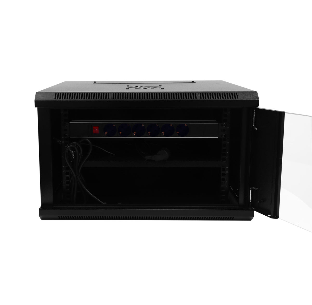 UNIVIEW 6U ASSEMBLED CABINET, CONSTRUCTED WITH SPCC STEEL FOR LONG-LASTING PROTECTION, SUPPORTS QUICK-RELEASE SIDE DOORS