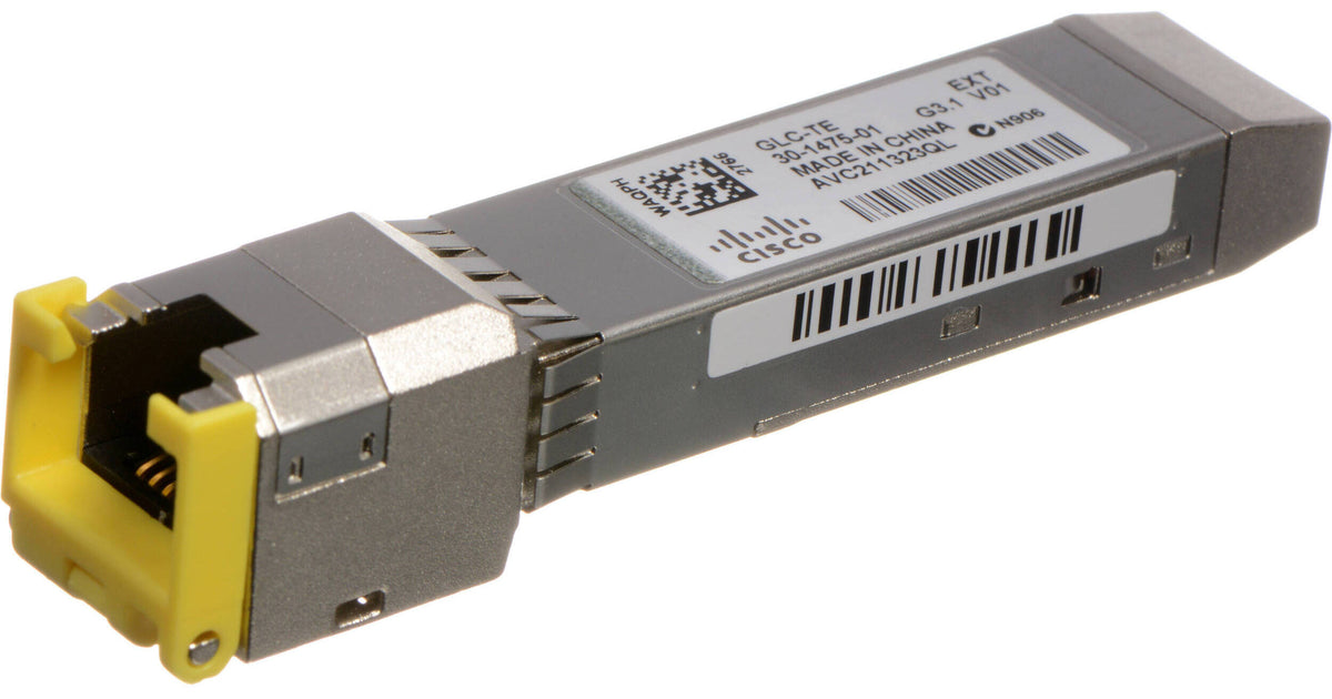 1000BASE-T SFP transceiver module for Category 5 copper wire