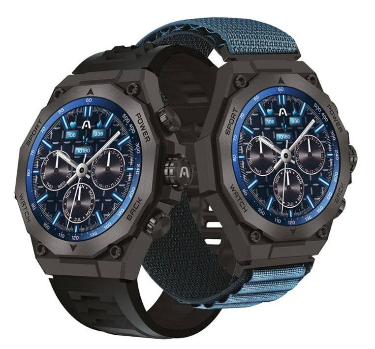SMART WATCH ARGOM SKEIWATCH C71 W/ACCESSORIES BLACK