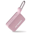 BOOGIELINK Wireless BT Speaker - Water & Dust Resistant IPX5 - TWS Function -up to 24 HOURS of PLAYTIME - 8.000mW RMS - Smart Voice Control - Carabiner Included - Pink