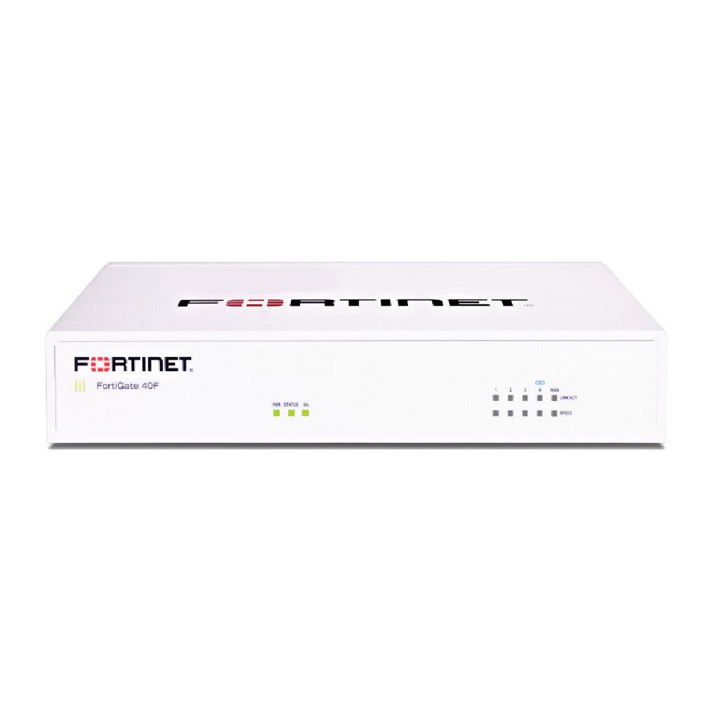 FORTIGATE-40F HARDWARE ONLY, 5 X GE RJ45 PORTS (INCLUDING , 1 X WAN PORT, 4 X INTERNAL PORTS)