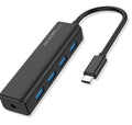 Mini Hub de 4-puertos USB 3.0 - 5GBPS / Tipo-C