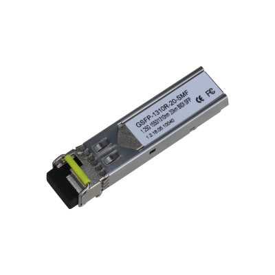 DAHUA GIGABIT OPTICAL MODULE SINGLE MODE SINGLE FIBER LC 1550 NM TX, AND 1310 NM RX 20KM
