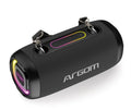 Radyon X41 Sport Wireless BT 28W RMS IPX5 Water Resistant TWS Function  LED Lights Battery 2400mAh / Up to 7H Battery Life - Includes Strap - Black