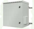 NITROTEL OUTDOOR CABINET 9U , WALL MOUNT TYPE, 600 X 450 MM, IP66, WHITE, RAL7035.