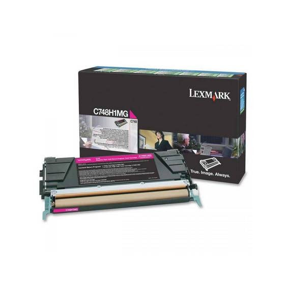Lexmark Cartucho de Tóner Magenta 10.000 Páginas para C748de, C748dte, C748e