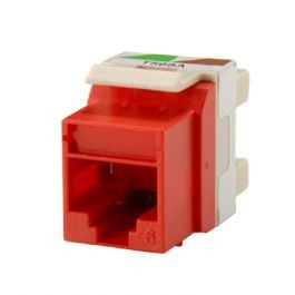 Ortronics -Keystone Jack Techchoice Rojo