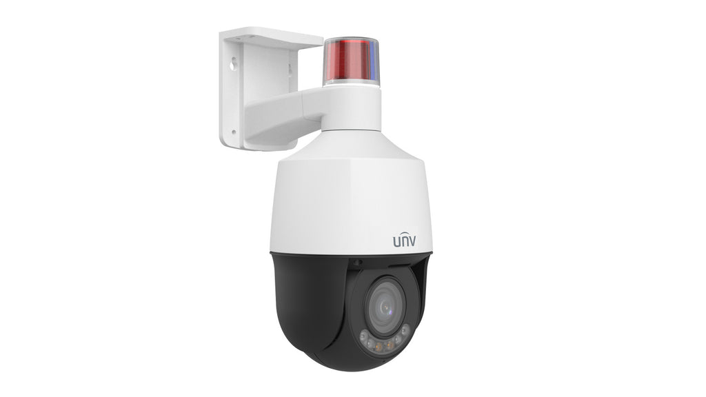 UNIVIEW IP 5MP MINI PTZ 5X CAMERA COLORHUNTER TRI-GUARD DUAL LIGHT ACTIVE DETERRENCE TWO-WAY AUDIO SD WDR IP66