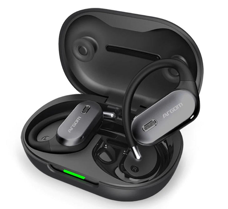 SKEIPODS E90- OPEN-EAR Design for Total Awareness - ENC Noise Canceling- 2C FAST Charging - 28H Battery Life - Sport-Ready: IPX5 Water Resistant - Secure & Comfortable: Ultra-Soft Silicone Hooks - Typ
