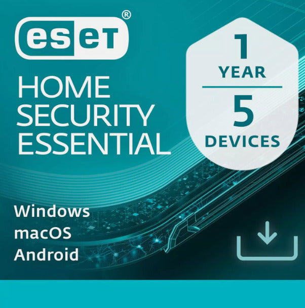 ESET HOME SECURITY ESSENTIAL 5U 1Y DIGITAL