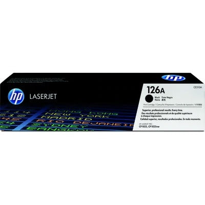 HP 126A Black Original LaserJet Toner Cartridge