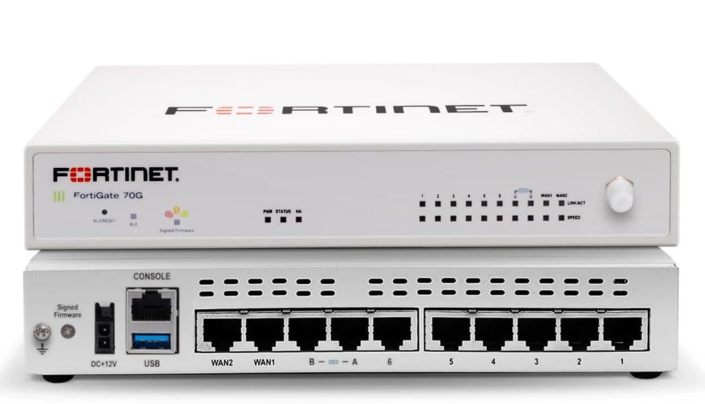 FORTIGATE-70G HARDWARE PLUS 1 YEAR FORTICARE PREMIUM AND FORTIGUARD UNIFIED THREAT PROTECTION (UTP)