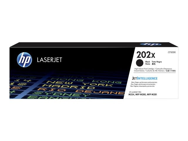 HP 202X High Yield Black Original LaserJet Toner Cartridge