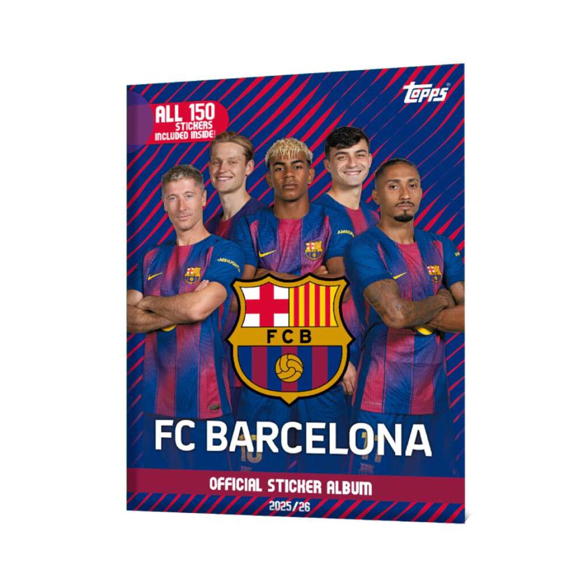 STIKERS ALBUM EDICIÓN OFICIAL DEL BARCELONA 2025-2026