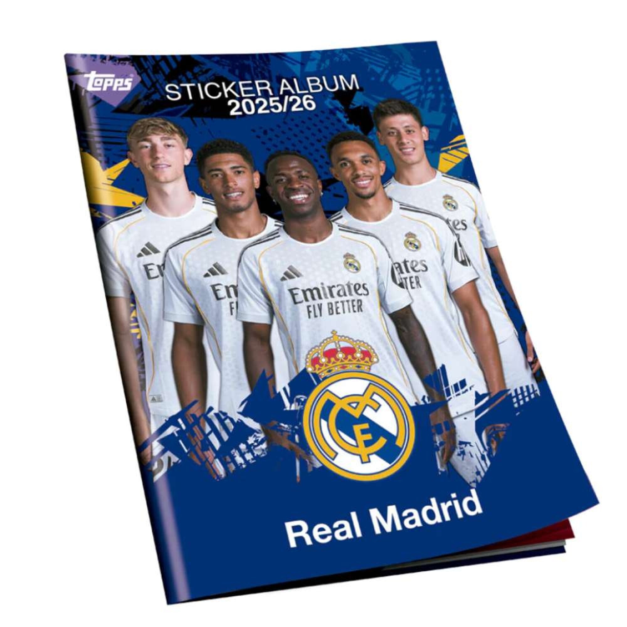 STIKERS ALBUM EDICIÓN OFICIAL DEL REAL MADRID 2025-2026